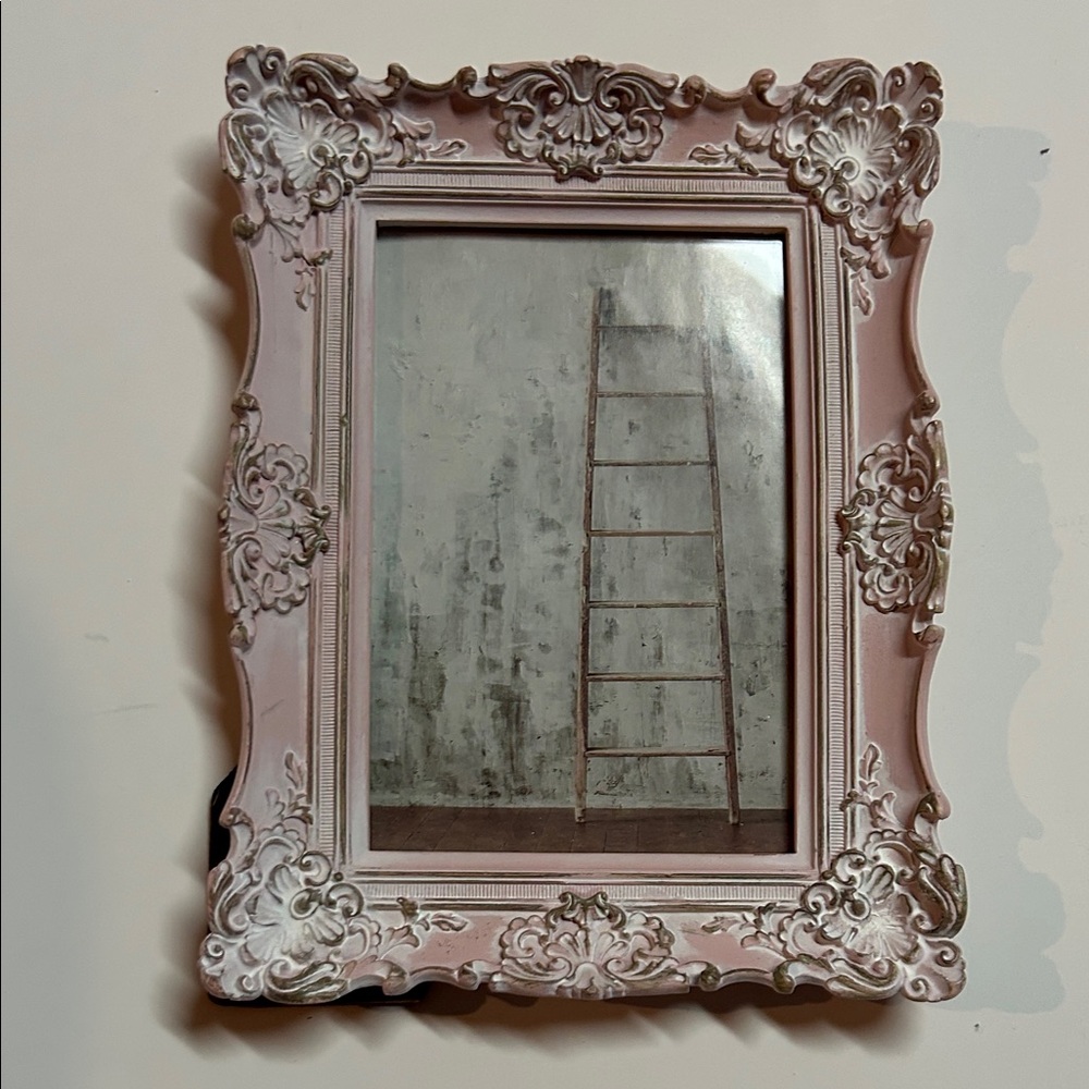 Elegant Pink Ornate Picture Frame
